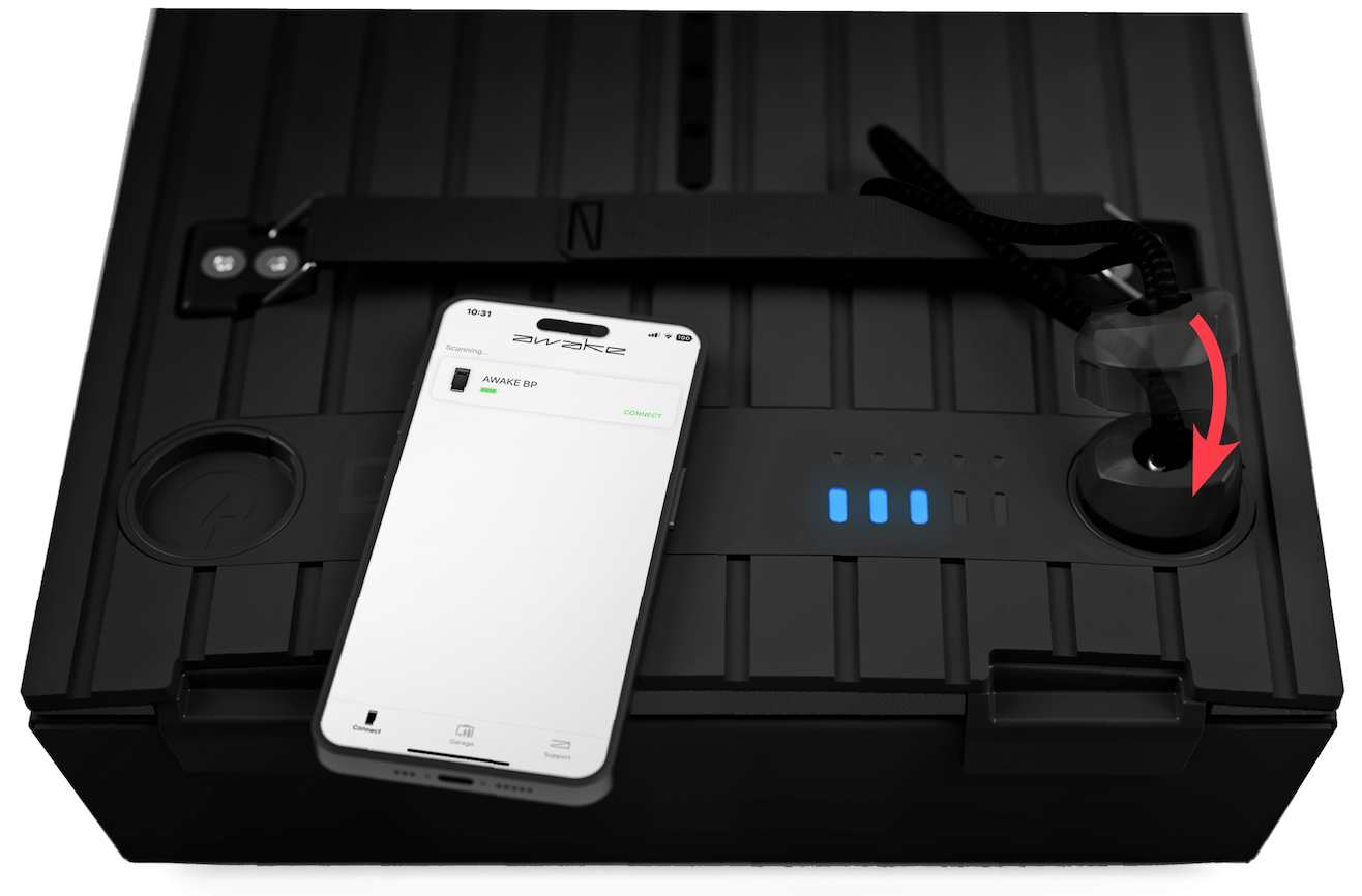 Pairing an Awake battery with Awake Link